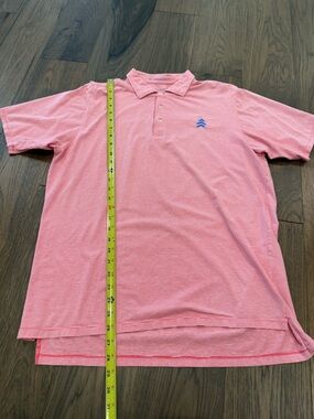 B. Draddy Men's Striped Pima Cotton Golf Polo - Size Medium